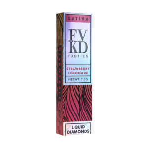 fvkd exotics liquid diamonds 3.5g disposable strawberry lemonade