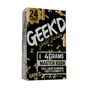 geekd gold series 4g disposable master kush