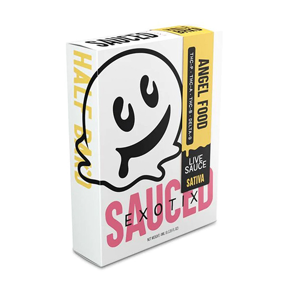 half bakd sauced exotix 4g disposable angel food