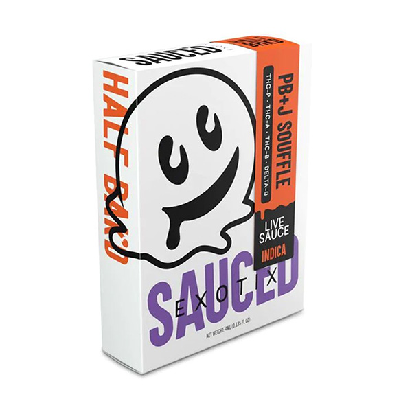 half bakd sauced exotix 4g disposable pbj souffle