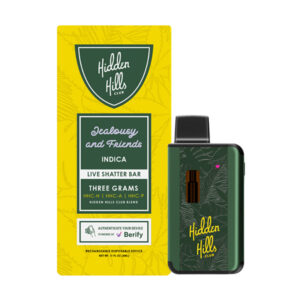 hidden hills live shatter 3g disposable jealousy and friends