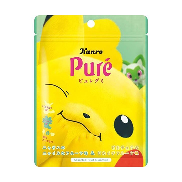 kanro pure gummies pikachu assorted fruit
