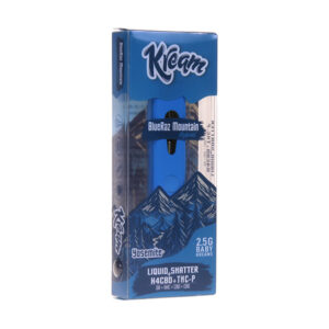 kream baby kreams 2.5g disposable blue razz mountain