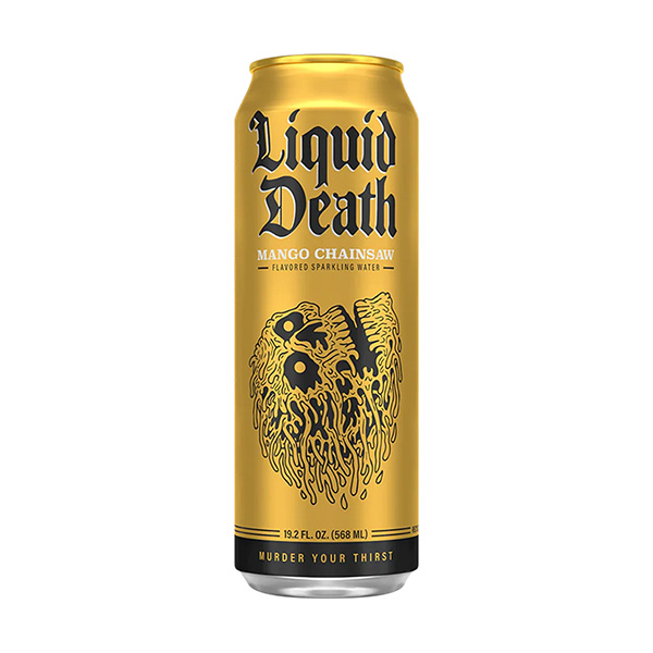 liquid death mango chainsaw