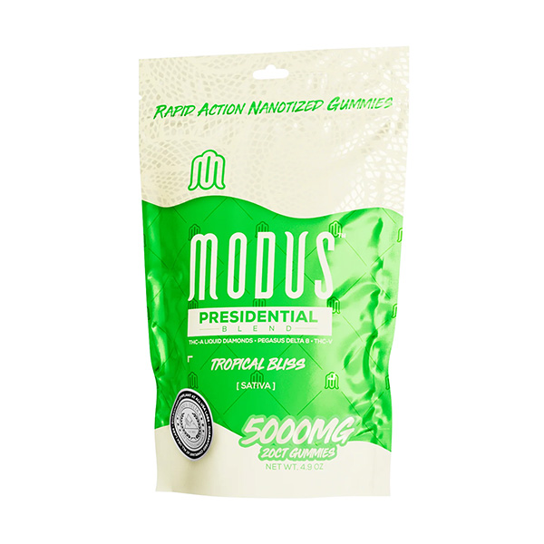 modus presidetial blend 5000mg gummies tropical bliss