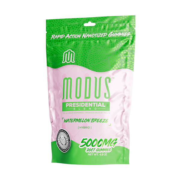 modus presidetial blend 5000mg gummies watermelon breeze