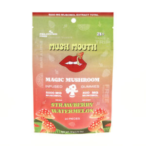 mush mouth magic mushroom 5000mg gummies strawberry watermelon