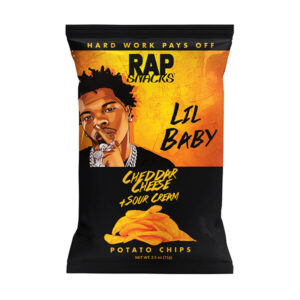 rap snacks lil baby cheddar cheese sour cream