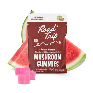 road trip amanita muscaria mushroom gummies 3500mg watermelon