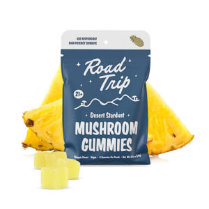 road trip desert stardust mushroom gummies 4ct pineapple