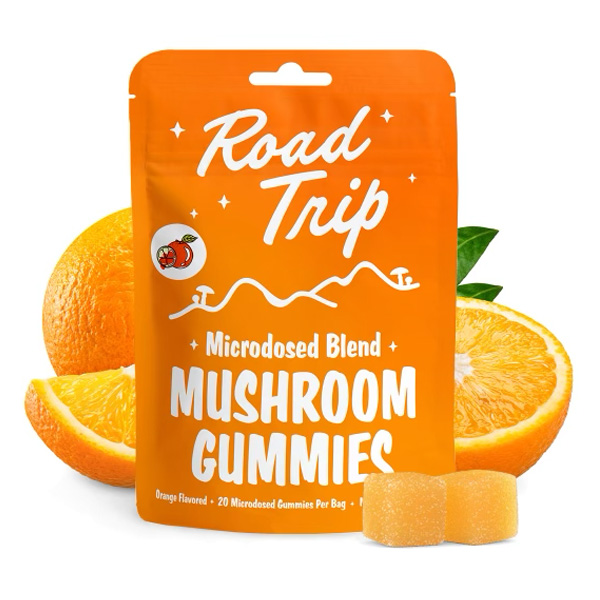 road trip day trip microdosed mushroom gummies | 20 count
