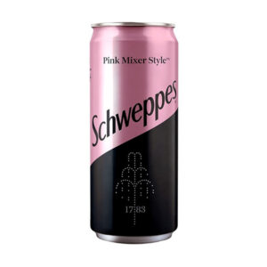 schweppes pink mixer style