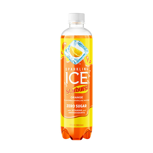 sparkling ice starburst zero sugar orange