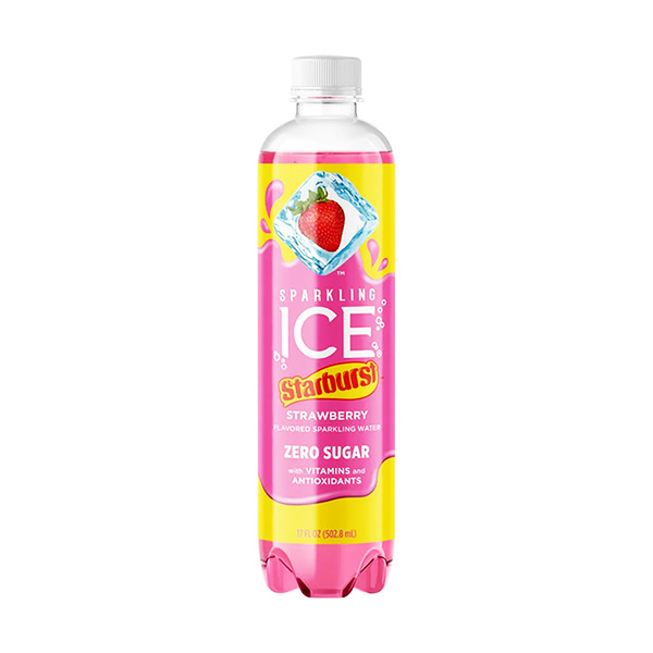 sparkling ice starburst zero sugar strawberry