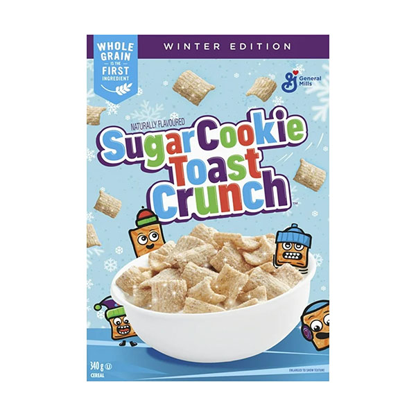 sugar cookie toast crunch cereal winter edition