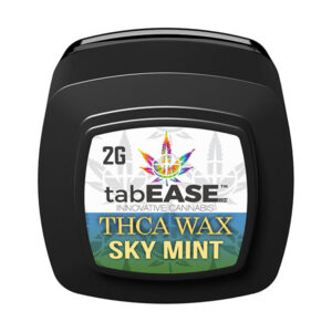 tabease thca wax 2g sky mint