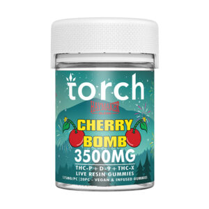 torch haymaker 3500mg gummies cherry bomb