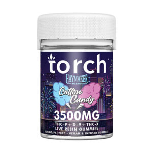 torch haymaker 3500mg gummies cotton candy