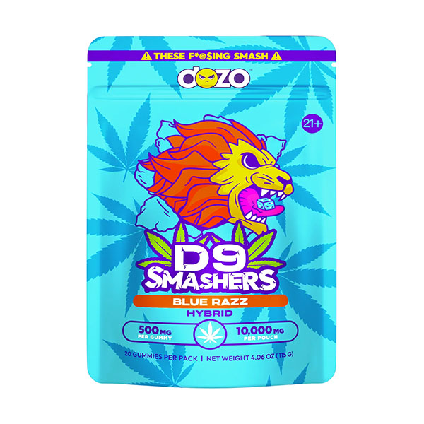 Dozo D9 Smashers Gummies 20ct | 10000mg | Delta 8 Resellers