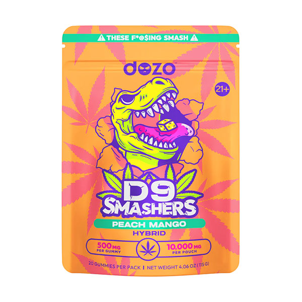 Dozo D9 Smashers Gummies 20ct | 10000mg | Delta 8 Resellers