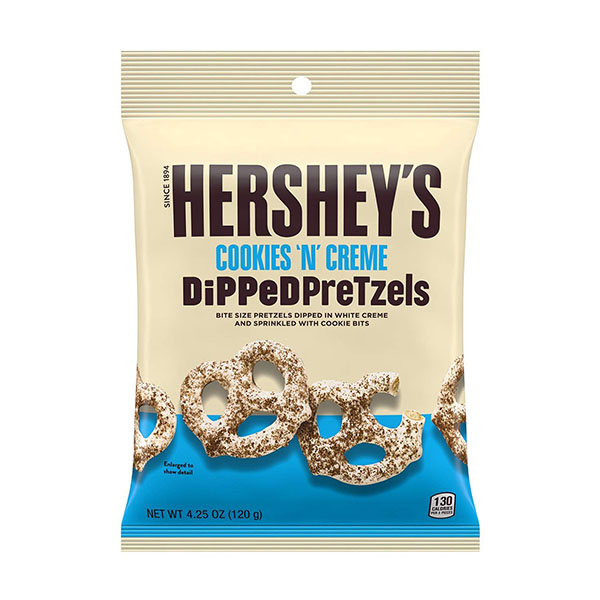 hersheys dipped pretzels cookies n creme