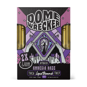 hixotic dome wrecker 2x2g cartridges amnesia haze