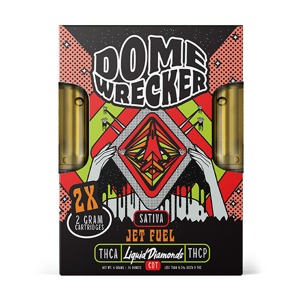 hixotic dome wrecker 2x2g cartridges jet fuel