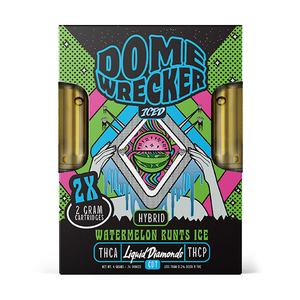 hixotic dome wrecker 2x2g cartridges watermelon runts ice