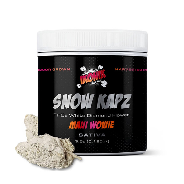 ikonik-snow-kapz-3.5g-thca-diamond-flower-maui-wowie ikonik snow kapz 3.5g thca diamond flower maui wowie