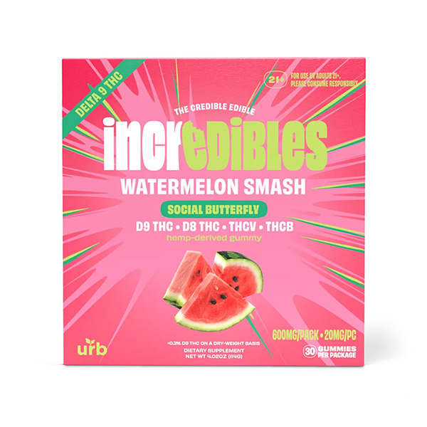 incredibles 20mg gummies watermelon smash