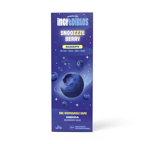incredibles 3ml disposable snoozzzeberry
