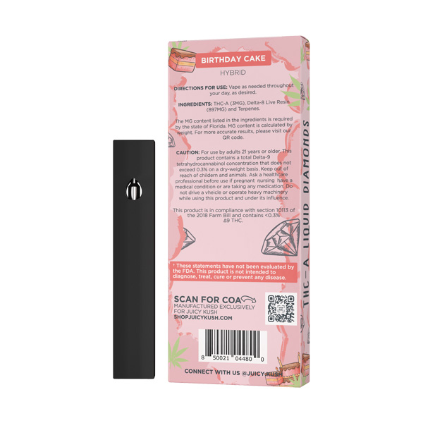 Juicy Kush THC-A + D8 Disposable | 1g