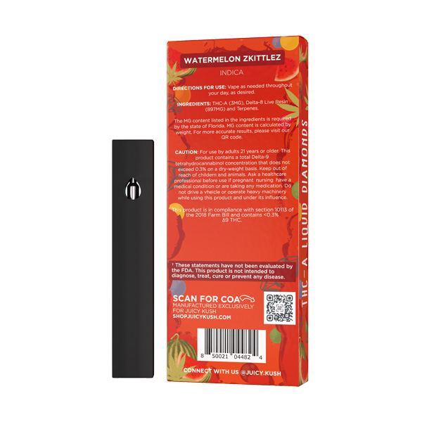 Juicy Kush THC-A + D8 Disposable | 1g