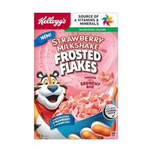 kellogs strawberry milkshake frosted flakes creal