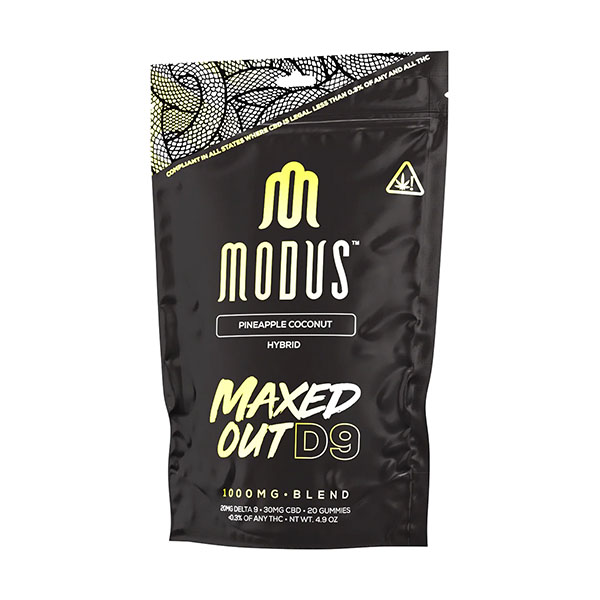 Modus Maxed Out D9:CBD Gummies | (20ct) 1000mg
