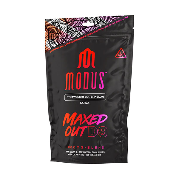 Modus Maxed Out D9:CBD Gummies | (20ct) 1000mg