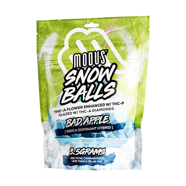 modus snow balls 3.5g thca flower bad apple