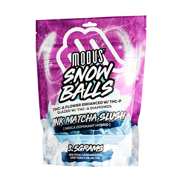 modus snow balls 3.5g thca flower pink matcha slush