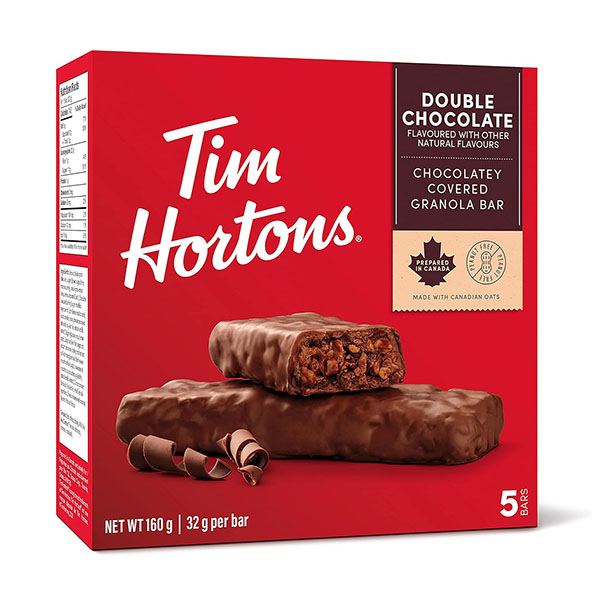 tim hortons granola bars double chocolate