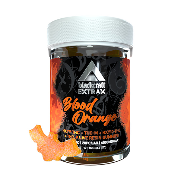 blackcraft 4000mg gummies blood orange
