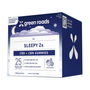 green roads sleepy zs cbd cbn gummies 675mg 30ct mixed berry