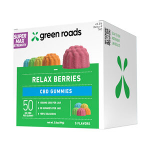 green roads cbd relax berries gummies 1500mg 30ct super max strength