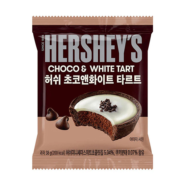 hersheys choco white tart