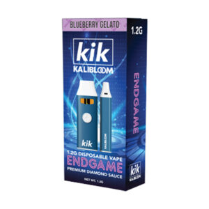 kik endgame 1.2g disposable blueberry gelato