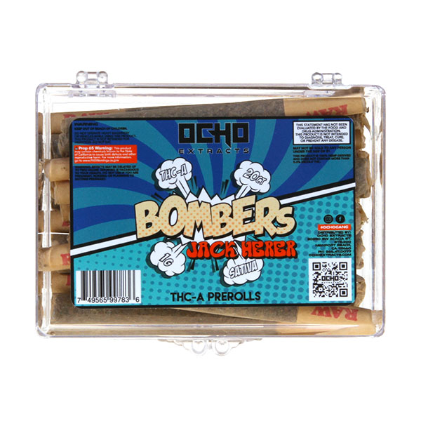 Ocho Extracts THCA Bombers Prerolls | (20ct) 20g
