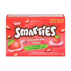 smarties chocolates strawberry