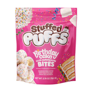 stuffed puffs marshmallow bites birthday cake