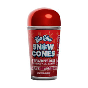 big chief snow cones thca 2.5g pre rolls strawberry cake pop
