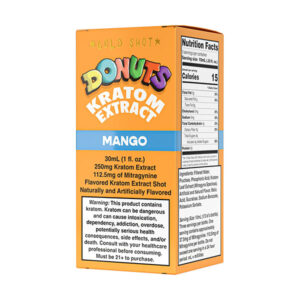 donuts gold shot kratom extract 30ml mango