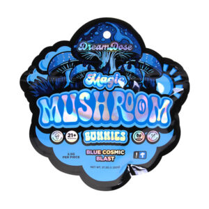 dream dose magic mushroom gummies blue cosmic blast